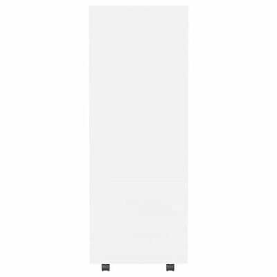 vidaXL Wardrobe White 80x40x110 cm Engineered Wood, white vidaXL Wardrobe White 80x40x110 cm Engineered Wood