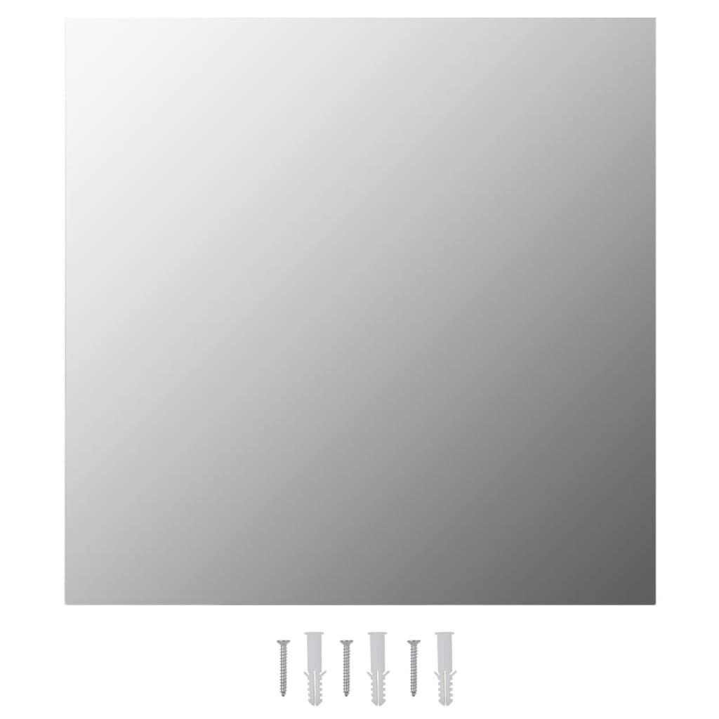vidaXL Wall Mirrors 2 pcs 40x40 cm Square Glass