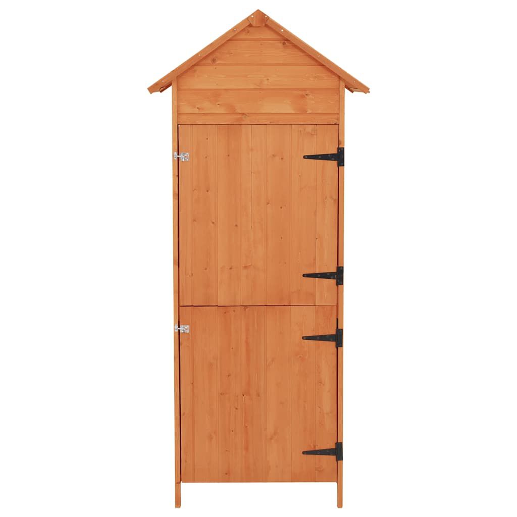 vidaXL Garden Storage Cabinet Brown 42.5x64x190 cm
