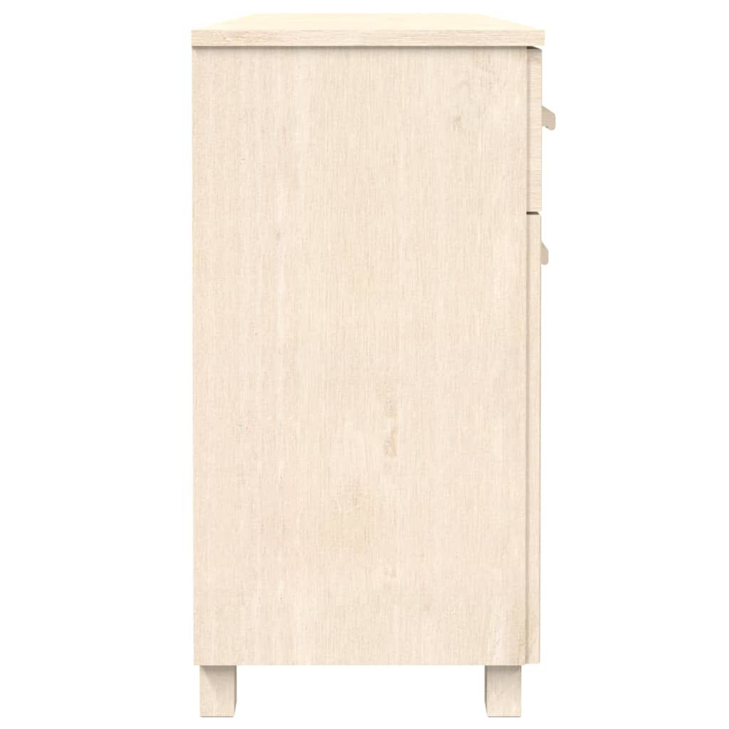 vidaXL Sideboard HAMAR Honey Brown 113x40x80 cm Solid Wood Pine