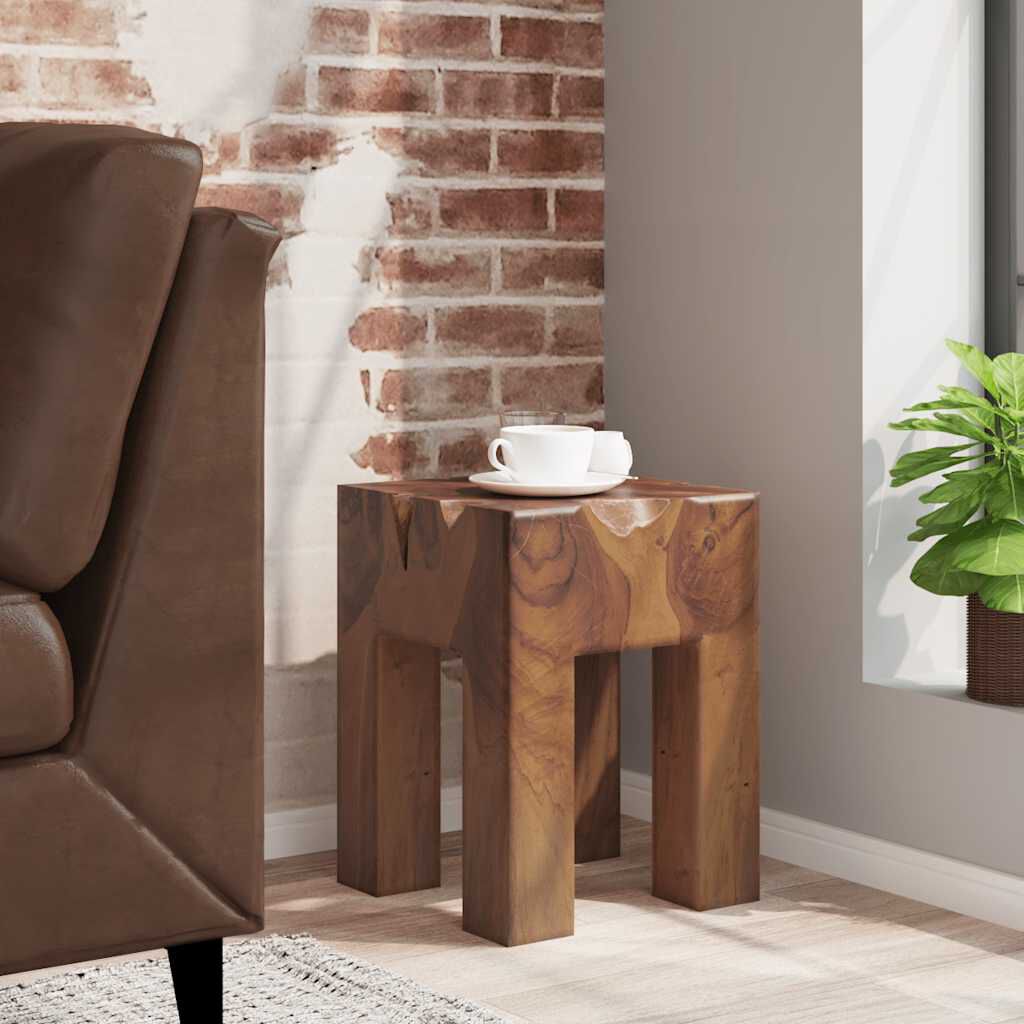 vidaXL Stool Solid Teak Wood