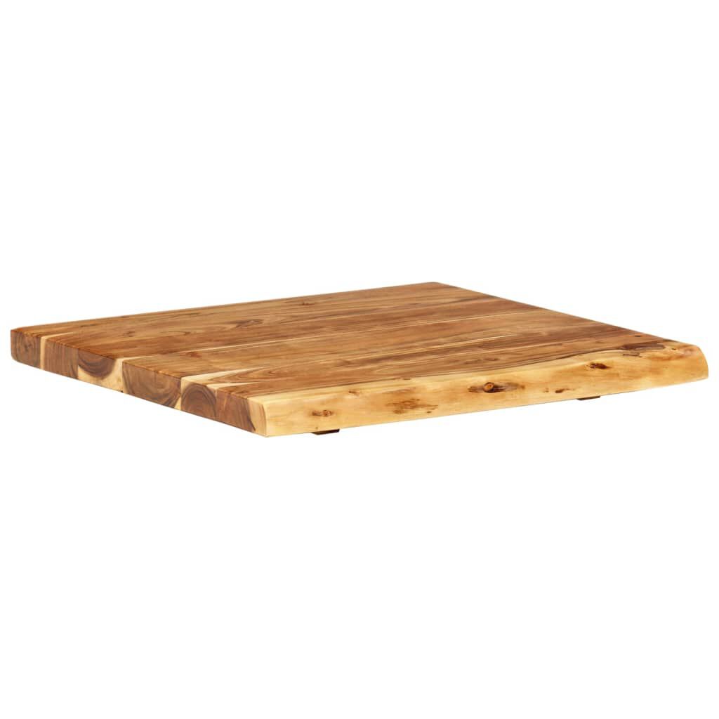 vidaXL Bathroom Vanity Top Solid Acacia Wood 58x52x3.8 cm