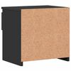 vidaXL Bedside Cabinets 2 pcs Black 40x30x39 cm Engineered Wood