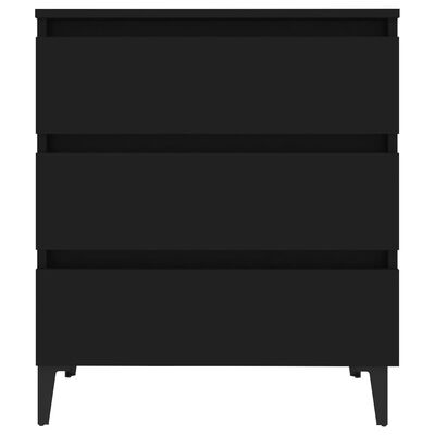 vidaXL Sideboard Black 60x35x69 cm Engineered Wood, black vidaXL Sideboard Black 60x35x69 cm Engineered Wood