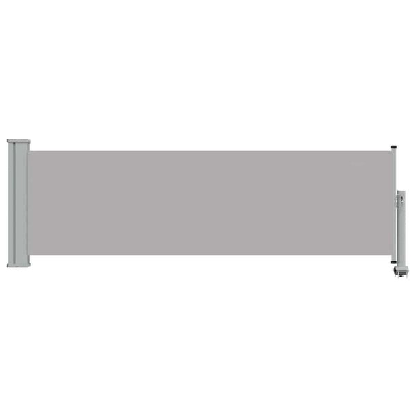 vidaXL Patio Retractable Side Awning 80x300 cm Grey