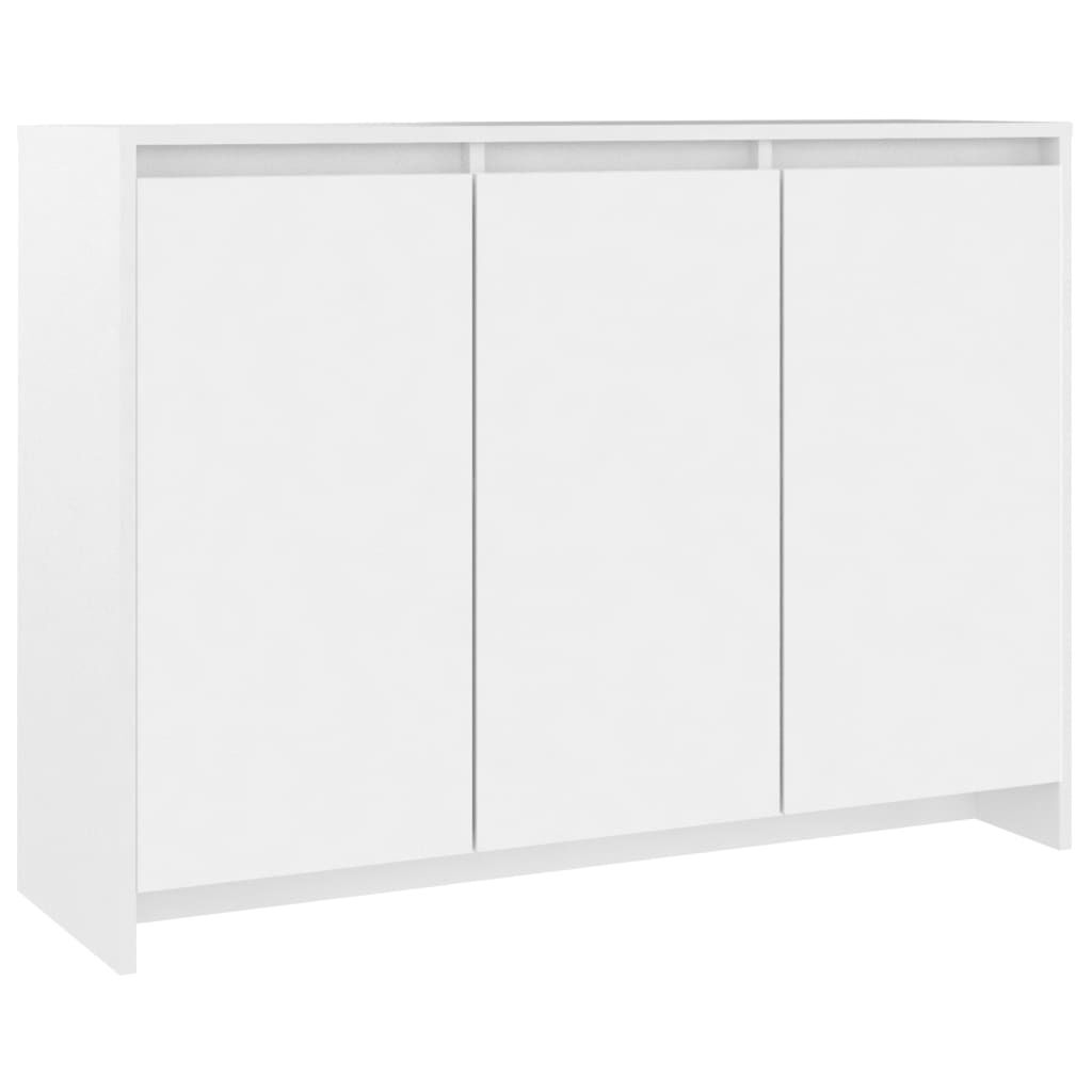 vidaXL Sideboard White 102x33x75 cm Engineered Wood