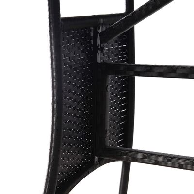 vidaXL Garden Table Black 170x80x74 cm Poly Rattan,  vidaXL Garden Table Black 170x80x74 cm Poly Rattan