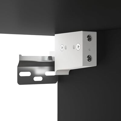 vidaXL TV Cabinets 4 pcs Black 80x30x30 cm Engineered Wood, black vidaXL TV Cabinets 4 pcs Black 80x30x30 cm Engineered Wood