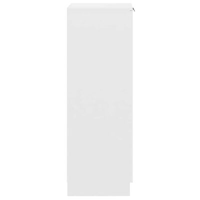 vidaXL Shoe Cabinet White 30x35x100 cm Engineered Wood, white vidaXL Shoe Cabinet White 30x35x100 cm Engineered Wood