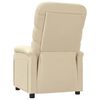 vidaXL Recliner Chair Cream Fabric