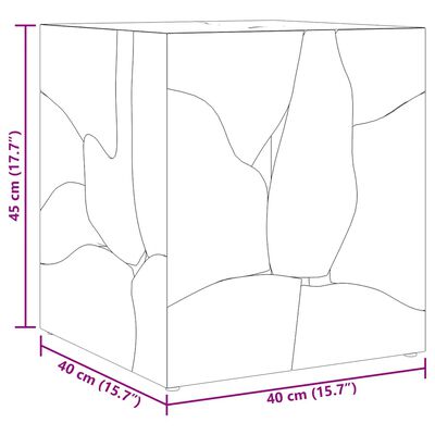 vidaXL Stool Solid Teak Wood,  vidaXL Stool Solid Teak Wood