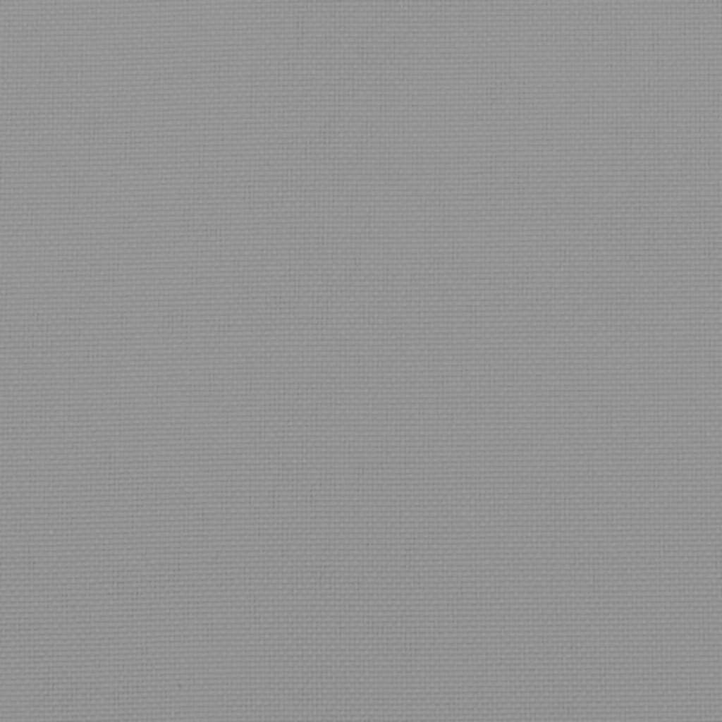 vidaXL Pallet Cushions 2 pcs Grey Fabric