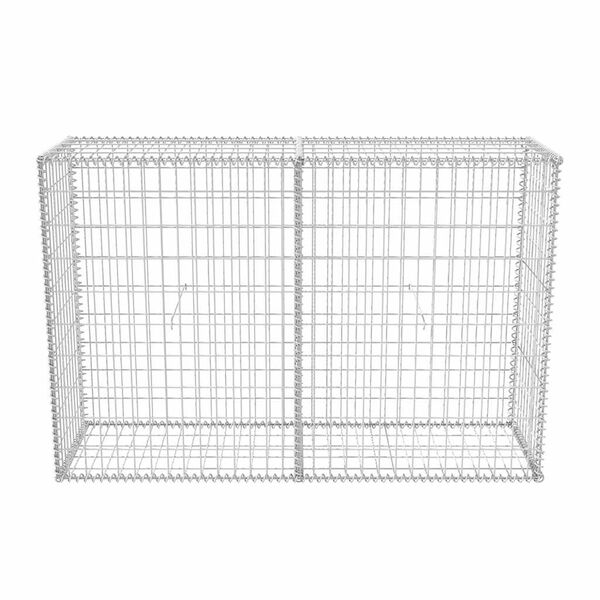 vidaXL Gabion Basket Galvanised Steel 150x50x100 cm