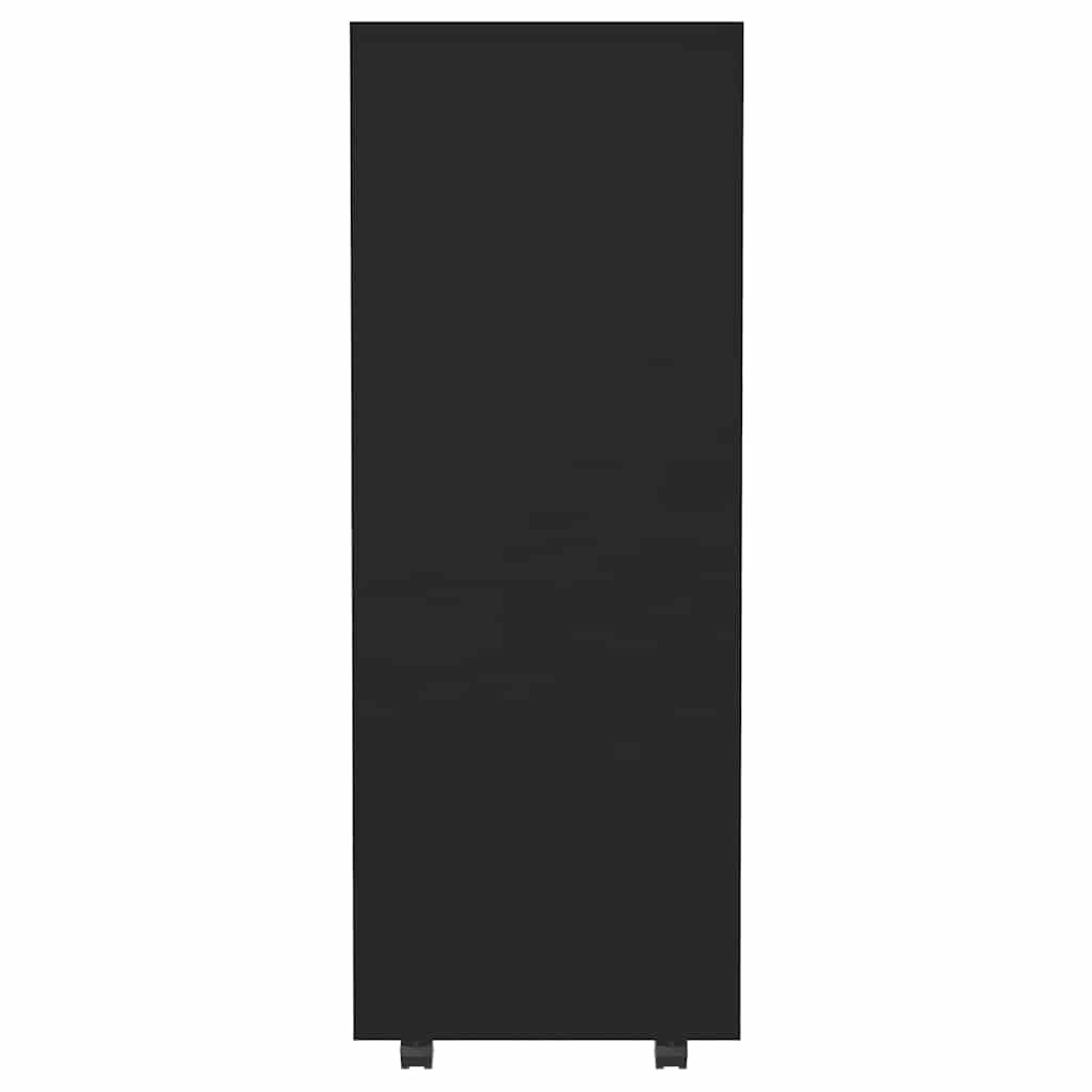 vidaXL Wardrobe Black 80x40x110 cm Engineered Wood