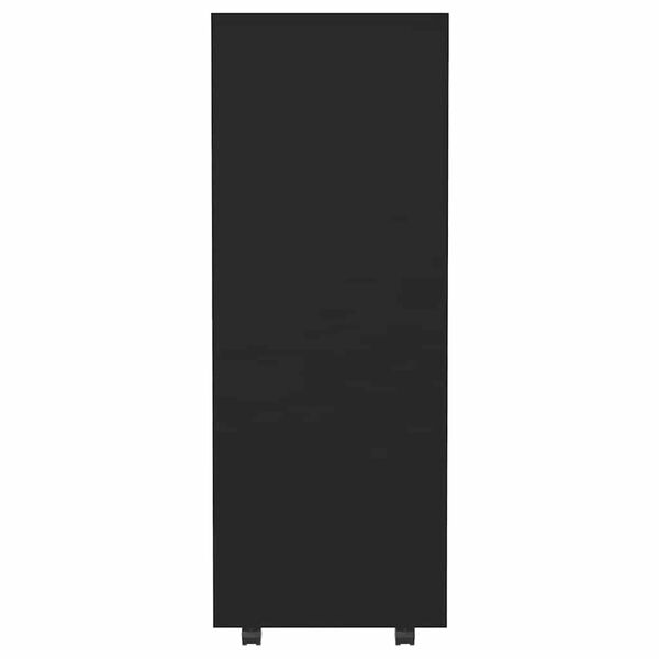 vidaXL Wardrobe Black 80x40x110 cm Engineered Wood