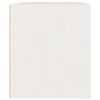 vidaXL Wall Cabinet White 45x30x35 cm Solid Pinewood