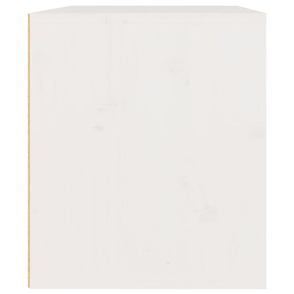 vidaXL Wall Cabinet White 45x30x35 cm Solid Pinewood