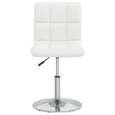vidaXL Dining Chair White Faux Leather, white vidaXL Dining Chair White Faux Leather
