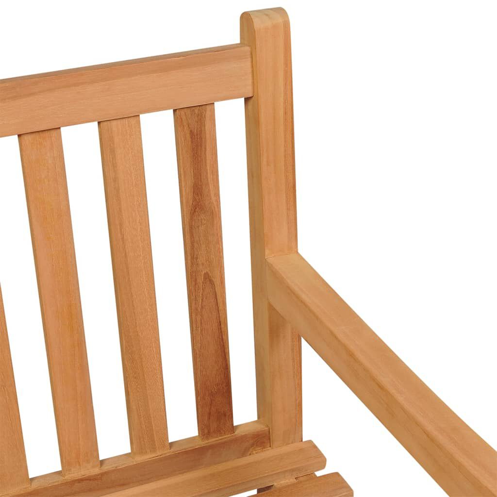 vidaXL 4 Piece Garden Dining Set Solid Wood Teak