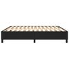 vidaXL Bed Frame without Mattress Black 180x200 cm Super King Faux Leather