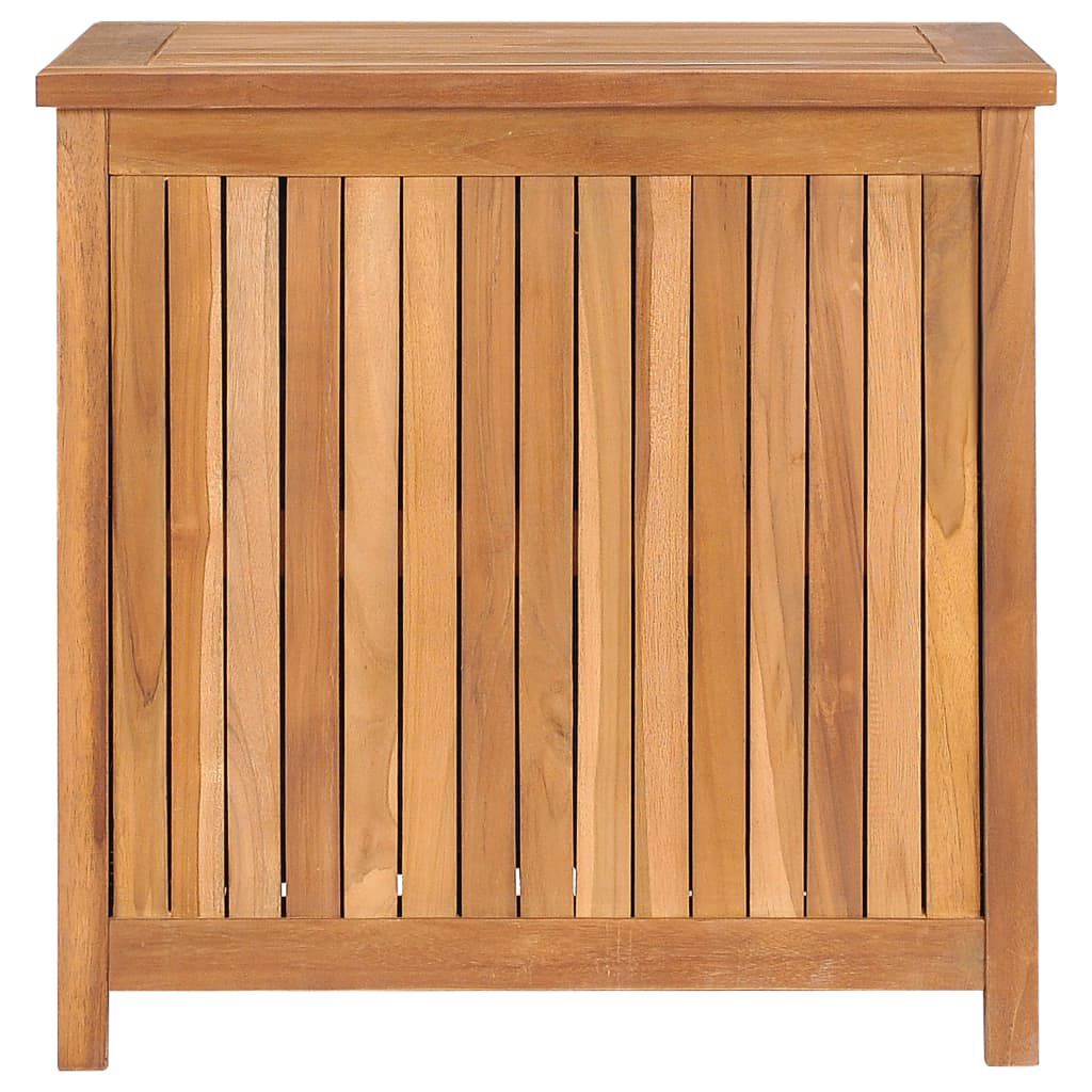 vidaXL Garden Storage Box 60x50x58 cm Solid Teak Wood