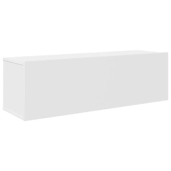 vidaXL 7 Piece TV Cabinet Set White Engineered Wood