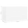 vidaXL Sink Cabinet White 80x38.5x45 cm Engineered Wood
