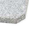 vidaXL Umbrella Weight Plates 4 pcs Grey Granite Square 100 kg