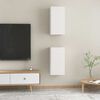 vidaXL TV Cabinets 2 pcs White 30.5x30x60 cm Engineered Wood