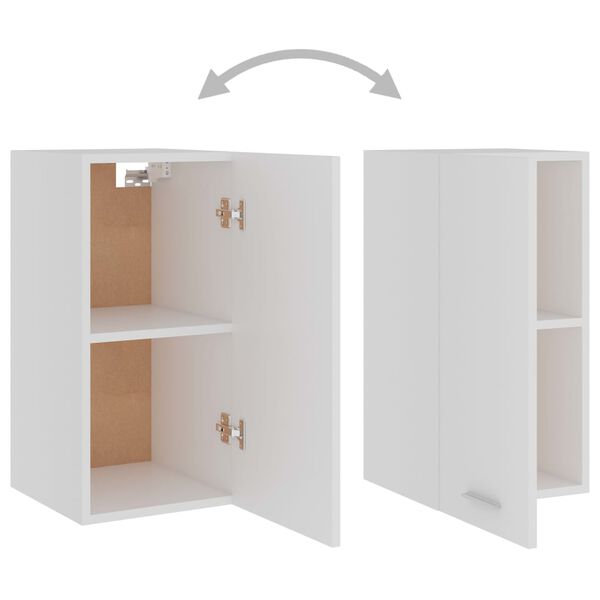 vidaXL Hanging Cabinet Lyon White 29.5x31x60 cm Engineered Wood
