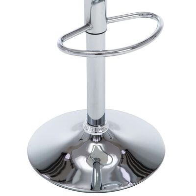 vidaXL Bar Stools 2 pcs White Faux Leather, white vidaXL Bar Stools 2 pcs White Faux Leather