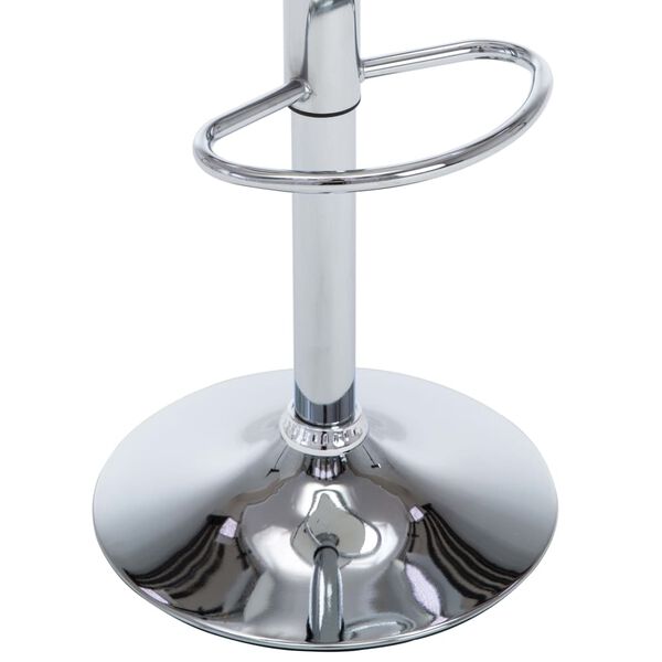 vidaXL Bar Stools 2 pcs White Faux Leather