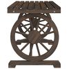 vidaXL 5 Piece Garden Dining Set Solid Wood Fir