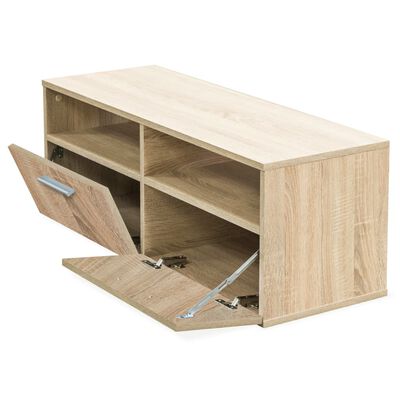 vidaXL TV Cabinets 2 pcs Engineered Wood 95x35x36 cm Oak, oak vidaXL TV Cabinets 2 pcs Engineered Wood 95x35x36 cm Oak