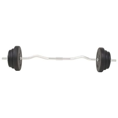 vidaXL Barbell and Dumbbell Set 30 kg,  vidaXL Barbell and Dumbbell Set 30 kg
