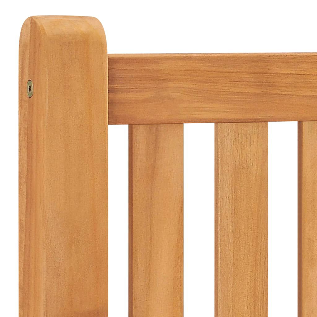 vidaXL Garden Bench 114 cm Solid Teak Wood
