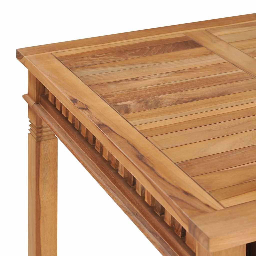 vidaXL Garden Dining Table 80x80x80 cm Solid Teak Wood