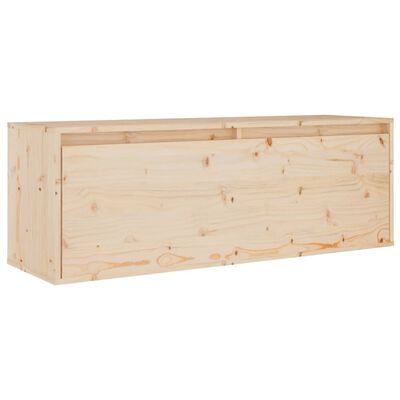 vidaXL TV Cabinets 3 pcs Solid Wood Pine, natural vidaXL TV Cabinets 3 pcs Solid Wood Pine