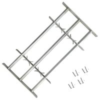 Adjustable Security Grille for Windows with 3 Crossbars 1000-1500 mm,  Adjustable Security Grille for Windows with 3 Crossbars 1000-1500 mm