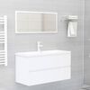 vidaXL Sink Cabinet White 90x38.5x45 cm Engineered Wood