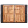 vidaXL 5 Piece Outdoor Bar Set Poly Rattan and Acacia Wood Black
