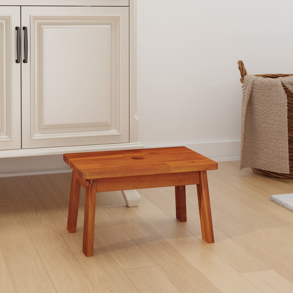 vidaXL Step Stool 38x26x22 cm Solid Wood Acacia