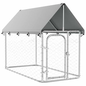 vidaXL Outdoor Dog Kennel with Roof 200x100x150 cm
