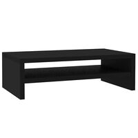 vidaXL Monitor Stand Black 42x24x13 cm Engineered Wood, black vidaXL Monitor Stand Black 42x24x13 cm Engineered Wood