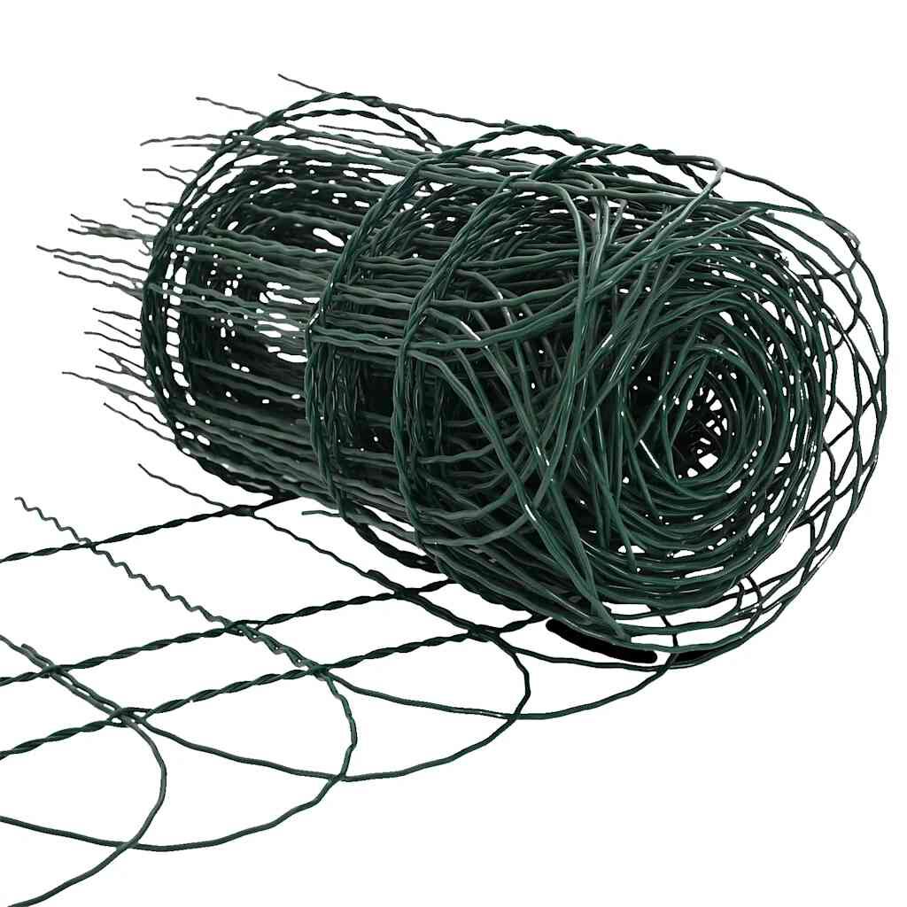 vidaXL Garden Border Fence Powder-coated Iron 10x0.4 m