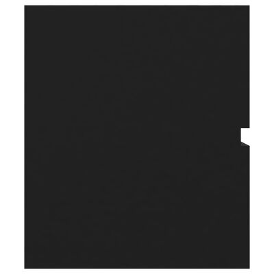 vidaXL Sink Cabinet Black 100x38.5x45 cm Engineered Wood, black vidaXL Sink Cabinet Black 100x38.5x45 cm Engineered Wood