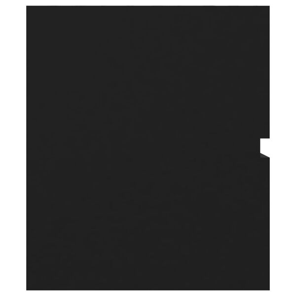 vidaXL Sink Cabinet Black 100x38.5x45 cm Engineered Wood