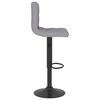 vidaXL Bar Stool Light Grey Fabric