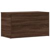 vidaXL Storage Chest Brown Oak 84x42x46 cm Engineered Wood