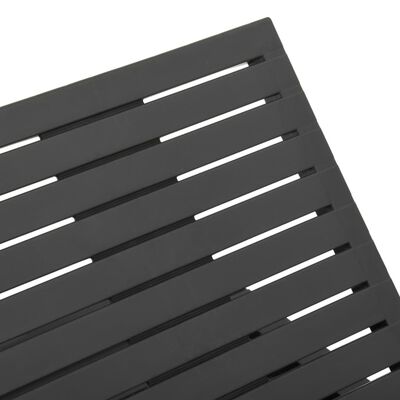 vidaXL Sun Lounger Plastic Anthracite, anthracite vidaXL Sun Lounger Plastic Anthracite